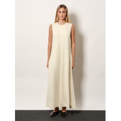Woven Stripes viscose long dress