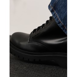 Leather ankle boots