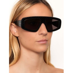 Texturized acetate sunglasses