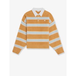 Cotton blend polo shirt