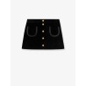 Suede miniskirt