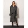 One Layer raglan wool coat