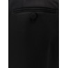 Pleated wool trousers
