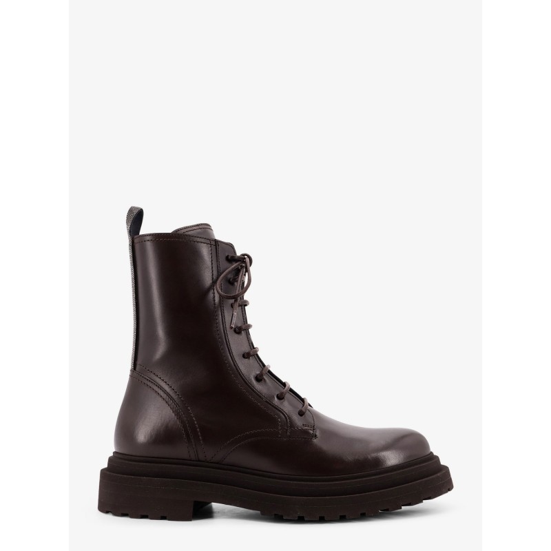 Leather ankle boots