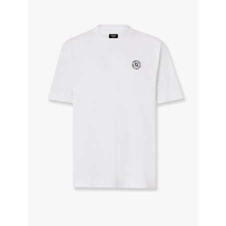 Cotton t-shirt with FF embroidery
