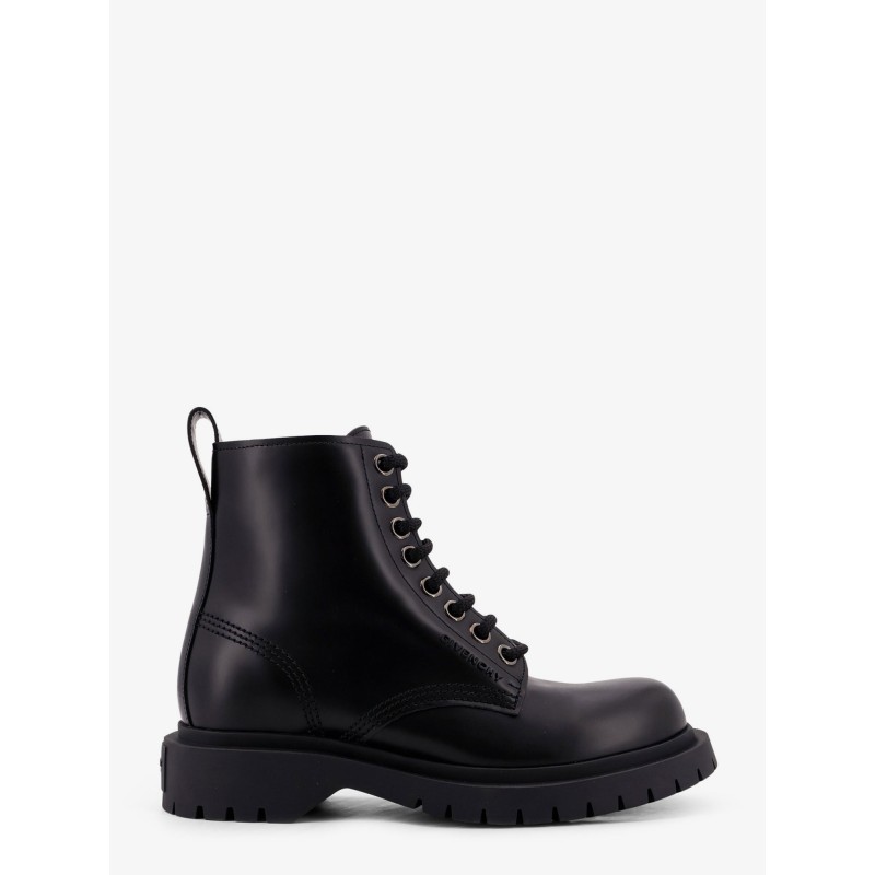 Leather ankle boots