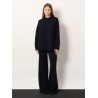 Liana cashmere and wool hooded sweater