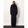 Liana cashmere and wool hooded sweater