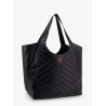 Quilted leather shoulder bag