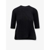 Cotton blend asymmetrical sweater
