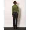 Long Mick black denim trousers