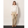 Filovia silk and cotton jogger trousers