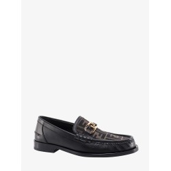 Fendi O' Lock leather loafer with FF insert