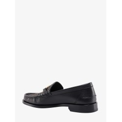 Fendi O' Lock leather loafer with FF insert