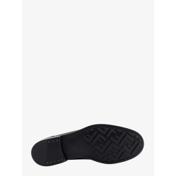 Fendi O' Lock leather loafer with FF insert