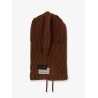 Wool blend balaclava with distressed effect