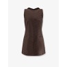 Wool blend short dress