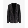 Leather blazer