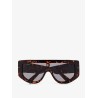 Rectangular acetate sunglasses