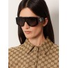Rectangular acetate sunglasses