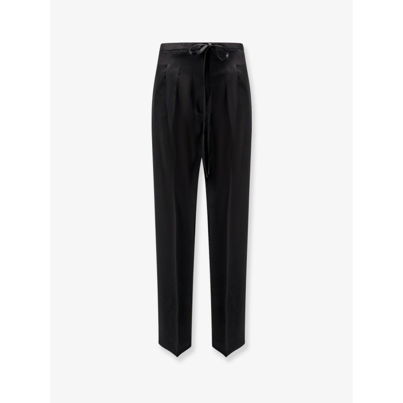 Relaxed satin trousers