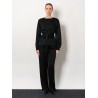 Relaxed satin trousers