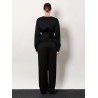 Relaxed satin trousers