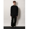 Fisherman Round Neck virgin wool sweater