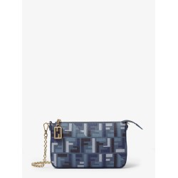 Pouch Baguette FF jacquard fabric shoulder bag