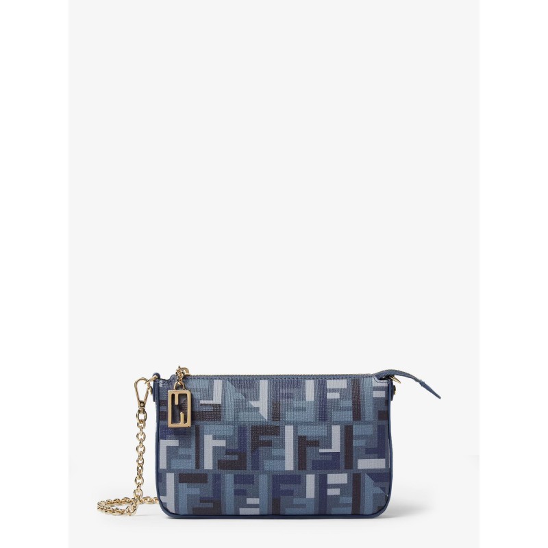Pouch Baguette FF jacquard fabric shoulder bag