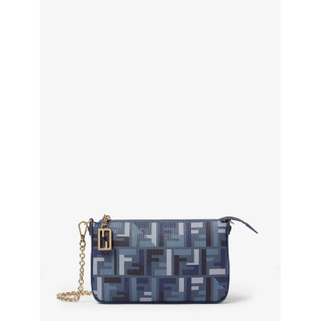 Pouch Baguette FF jacquard fabric shoulder bag