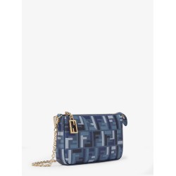 Pouch Baguette FF jacquard fabric shoulder bag