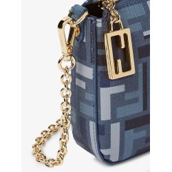 Pouch Baguette FF jacquard fabric shoulder bag