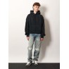 Destroyed effect jeans