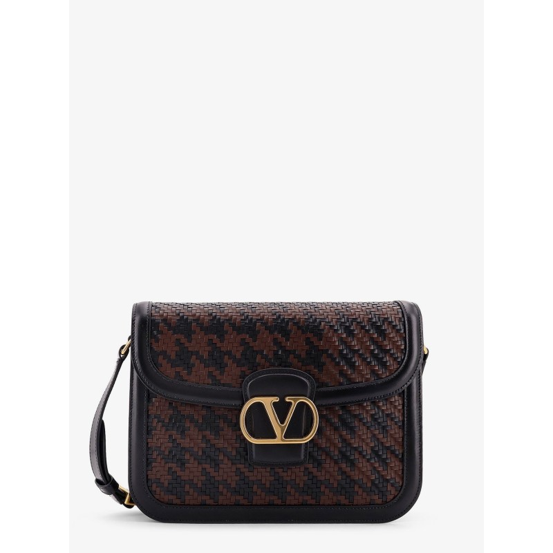 Valentino Garavani 9TO5 woven leather shoulder bag