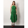 Sangallo lace midi dress