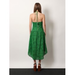 Sangallo lace midi dress