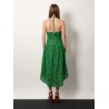 Sangallo lace midi dress