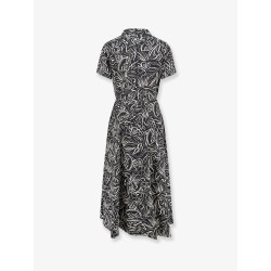 Printed cotton chemisier dress