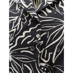 Printed cotton chemisier dress