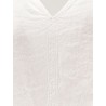 "Vissuto" oversize linen top