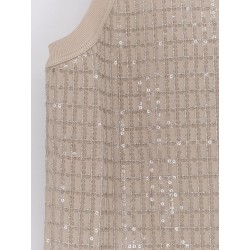 Dazzling pattern jersey tank top
