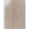 Dazzling pattern jersey tank top