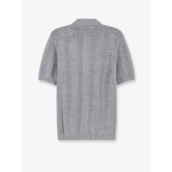 Linen and cotton blend cardigan