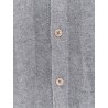 Linen and cotton blend cardigan