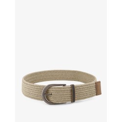 Linen belt with Shiny Loop detail