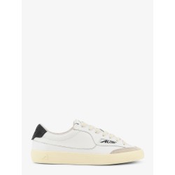 Windscape leather sneakers with suede insert