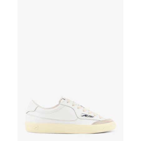 Windscape leather sneakers with suede insert