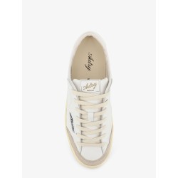 Windscape leather sneakers with suede insert