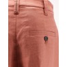 Linen shorts with Monili detail